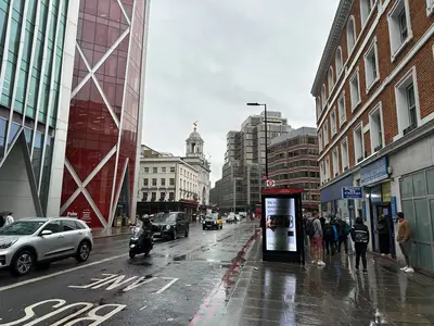 Rainy day in London