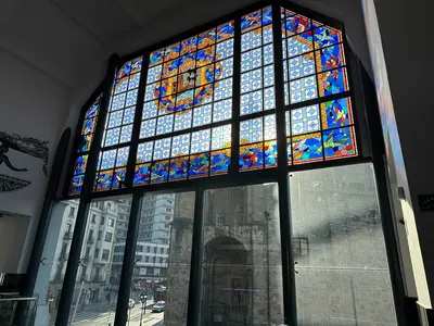 Stained glass window