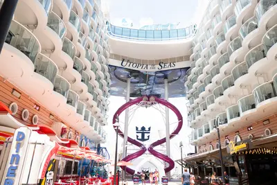 Utopia of the Seas boardwalk