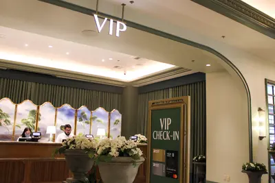 VIP desk at Park MGM in Las Vegas