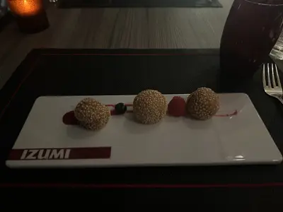 Dessert at Izumi on Vision of the Seas