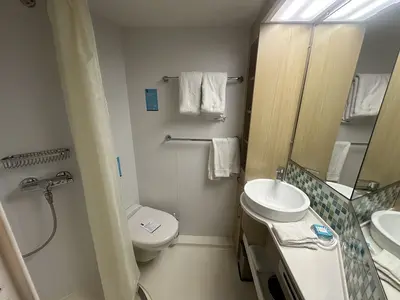 Vision of the Seas interior cabin bathroom