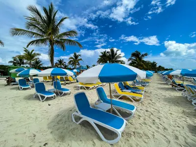 Umbrellas and chairs