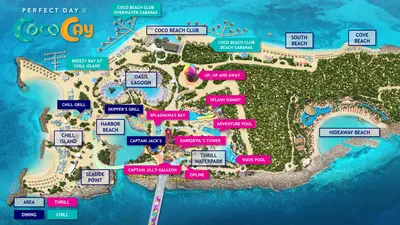 Map of Perfect Day at CocoCay