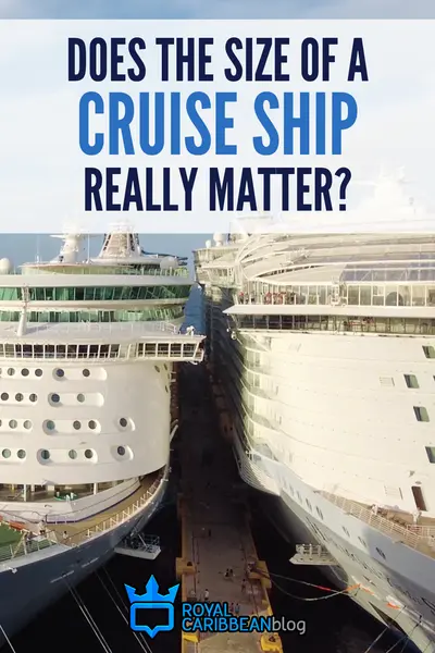 Does the size of a cruise ship really matter?