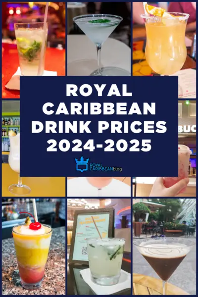 Royal Caribbean drink prices 2024-2025