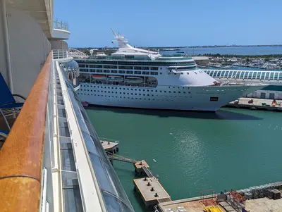 Enchantment of the Seas docked in Port Canaveral