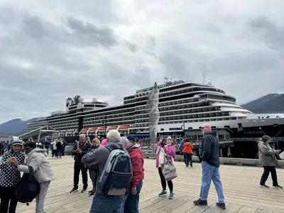 HAL ship docked in Juneau