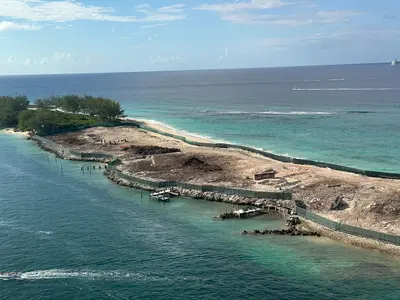 Beach club construction progress