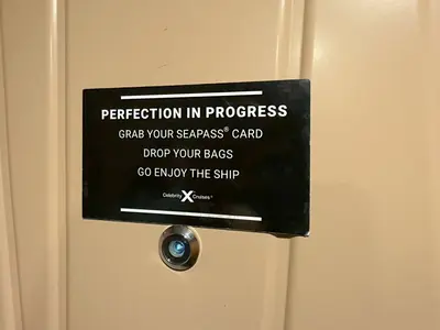 Drop bags sign