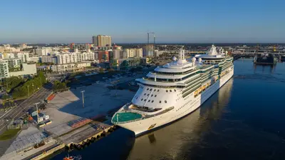 Serenade of the Seas docked in Tampa