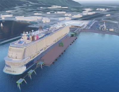 Rendering of new Seward port