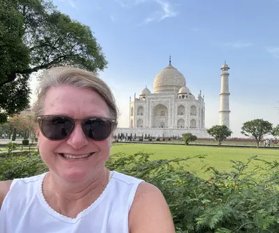 Visiting the Taj Mahal