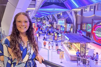 Jenna in Royal Promenade on Utopia of the Seas