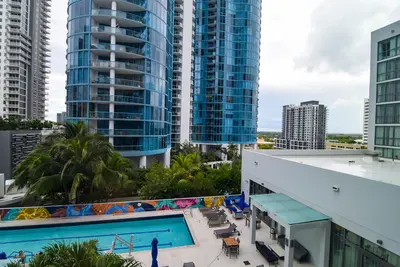 Hotel pool in Fort Lauderdale