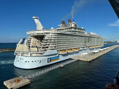 Allure docked in Nassau