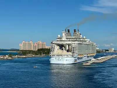 Allure of the Seas docked in Nassau