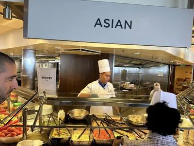 Asian cooking station