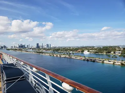 Sailing from Miami