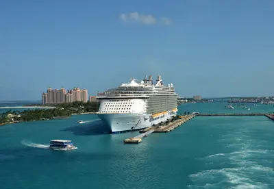 Allure docked in Nassau