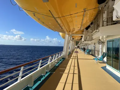 Promenade deck chairs