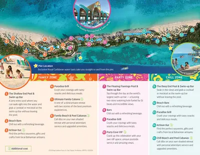 Royal Beach Club Paradise Island map