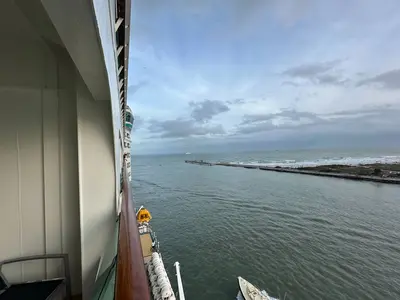 Sailing away from Port Canaveral