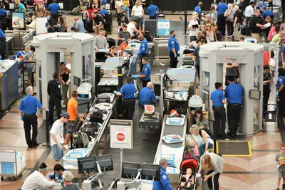 TSA screening travelers