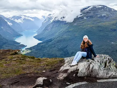 Jenna in Olden, Norway