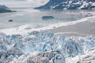 Serenade of the Seas near Hubbard Glacier