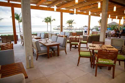 Beach club restaurant