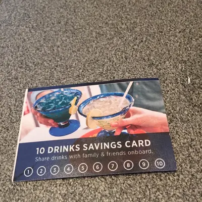 Drink card