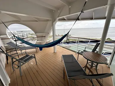 Hammock on the balcony