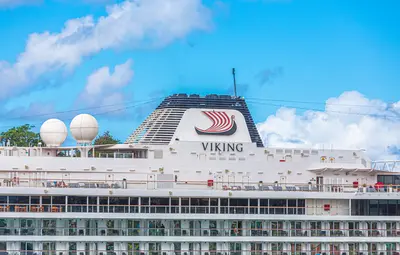 Upper Decks of Viking Cruise Ship