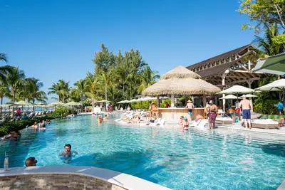 Pool area of coco beach club