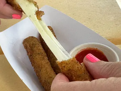 Stretching out the Mozzarella sticks