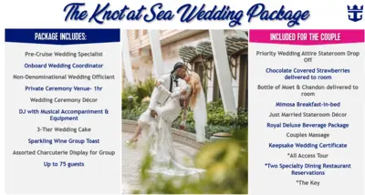 Knot at Sea wedding package