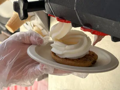 Dispensing ice cream