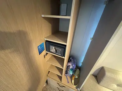 Safe inside closet