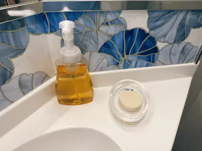 Foaming-Hand-Soap-Cruise-Cabin-Bathroom-Hack