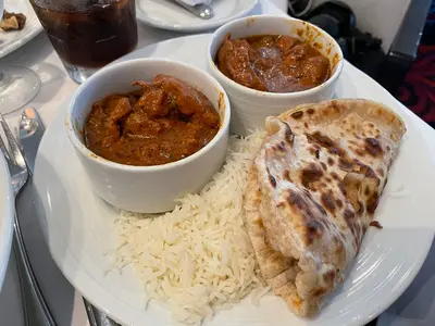 Indian curry in Main Dining Room