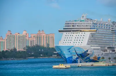 Norwegian Escape docked in Nassau Bahamas
