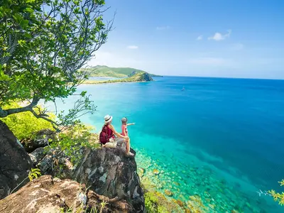 Family excursion in St Kitts