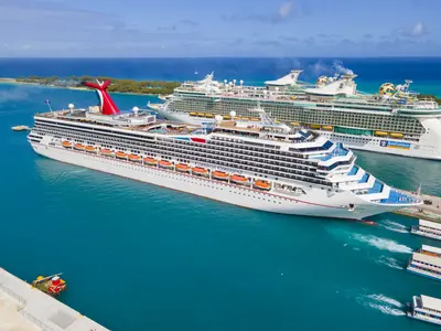 Royal Caribbean and Carnival in Nassau