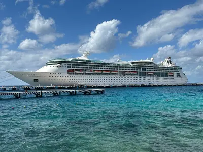 Enchantment of the Seas docked in Cozumel