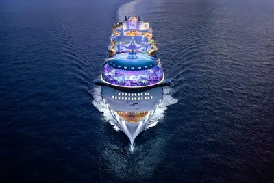 Icon of the Seas aerial