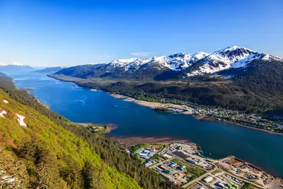 Juneau aerial view