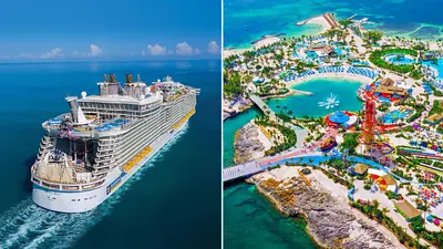 Oasis of the Seas and CocoCay
