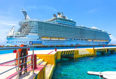 Oasis of the Seas docked in Cozumel