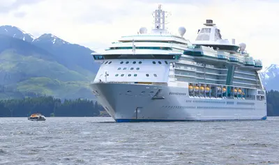 Radiance of the Seas in Alaska waters